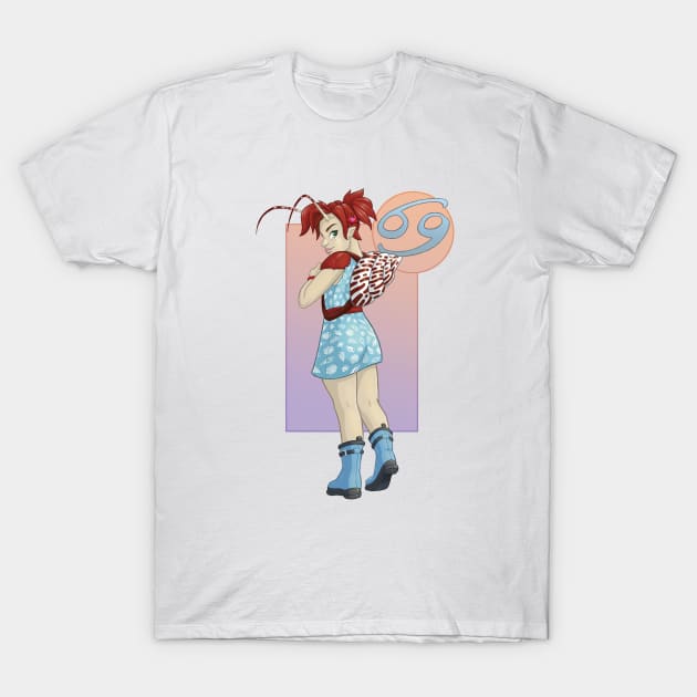 Monster Girls - Cancer T-Shirt by jpowersart